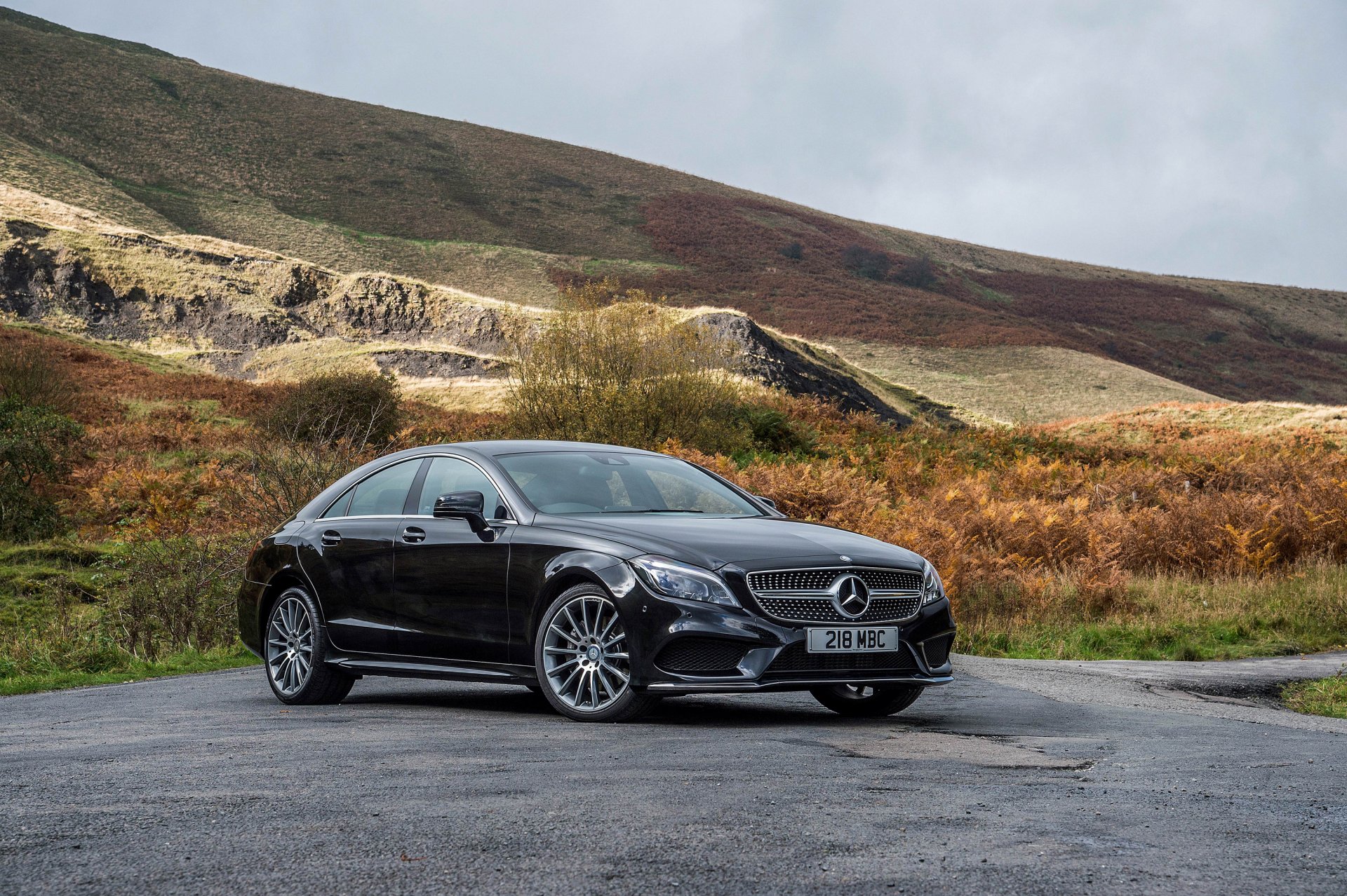 mercedes-benz tuning 2014 cls 350 bluetec black metallic vehicles photo