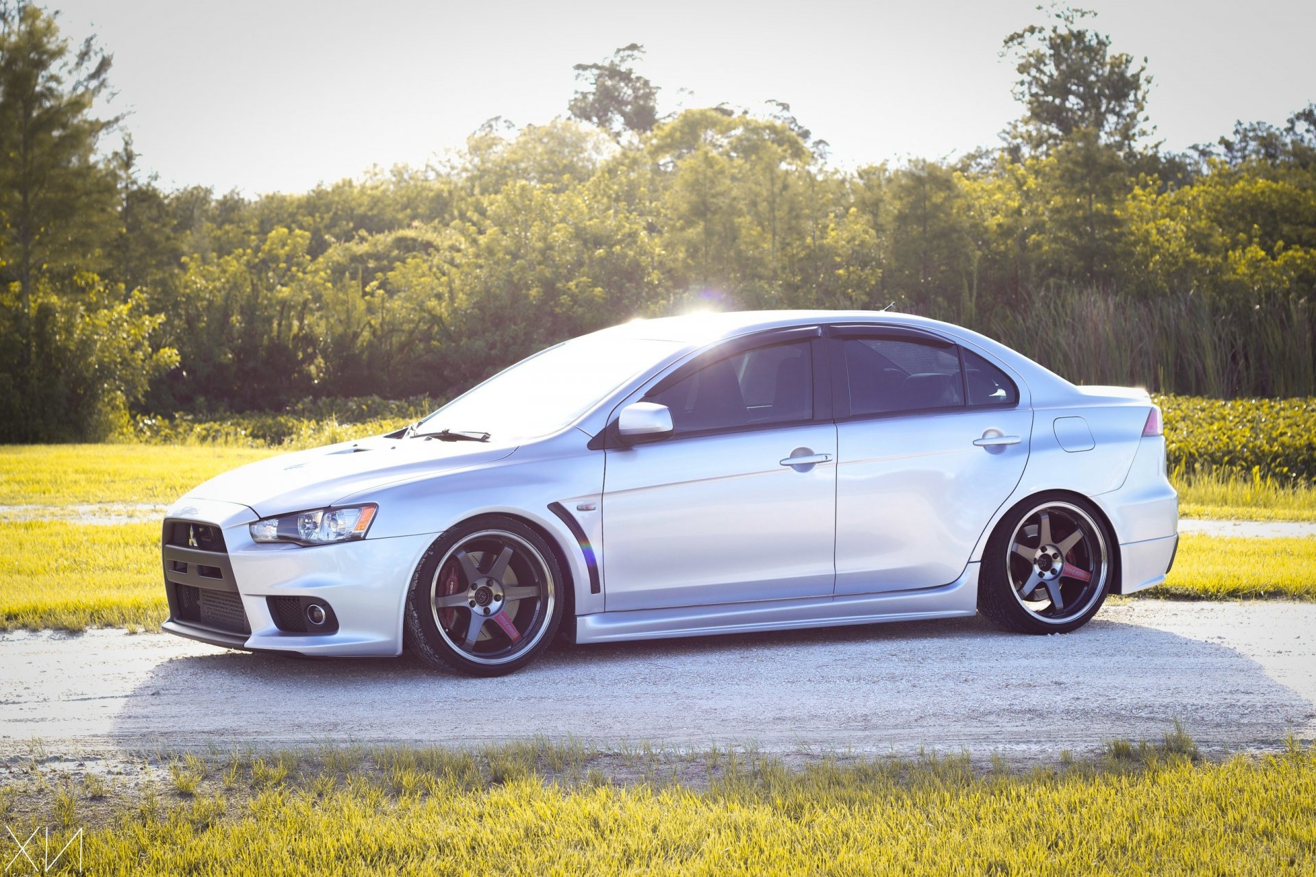 mitsubishi profesión evolución evo x tuning jdm turbo ruedas lobo