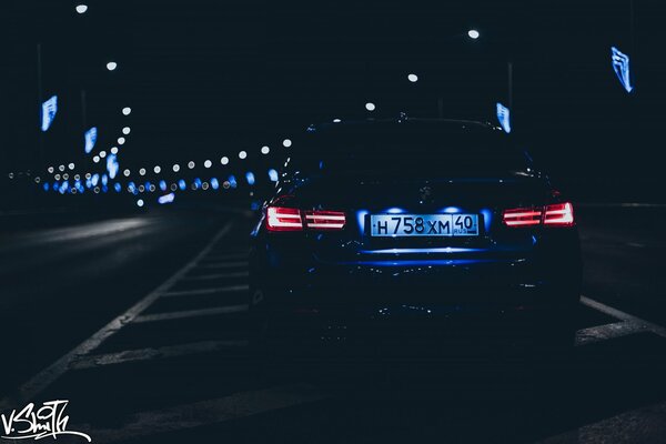 Night BMW by photographer Vladimir Smith