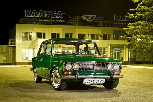 Lacky car at Kaluga International Airport