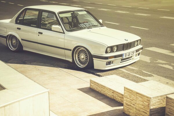 BMW M3 E30 on BBS wheels