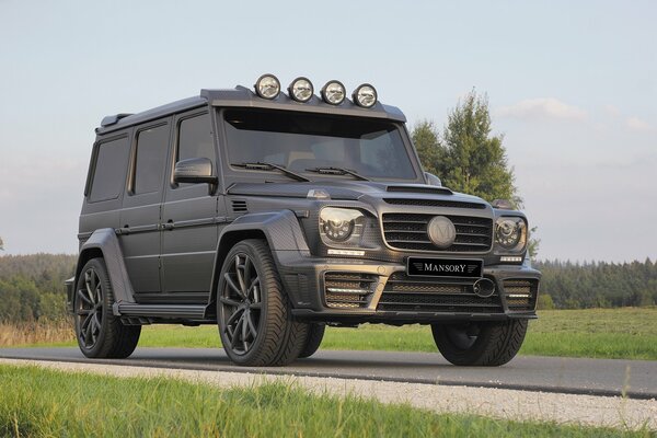 Mercedes Benz g-class, for hunting and fishing