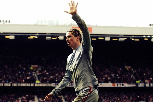 Fernando torres jugador del Liverpool Football Club