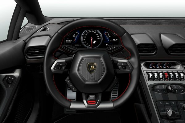 Fond d écran Lamborghini intérieur