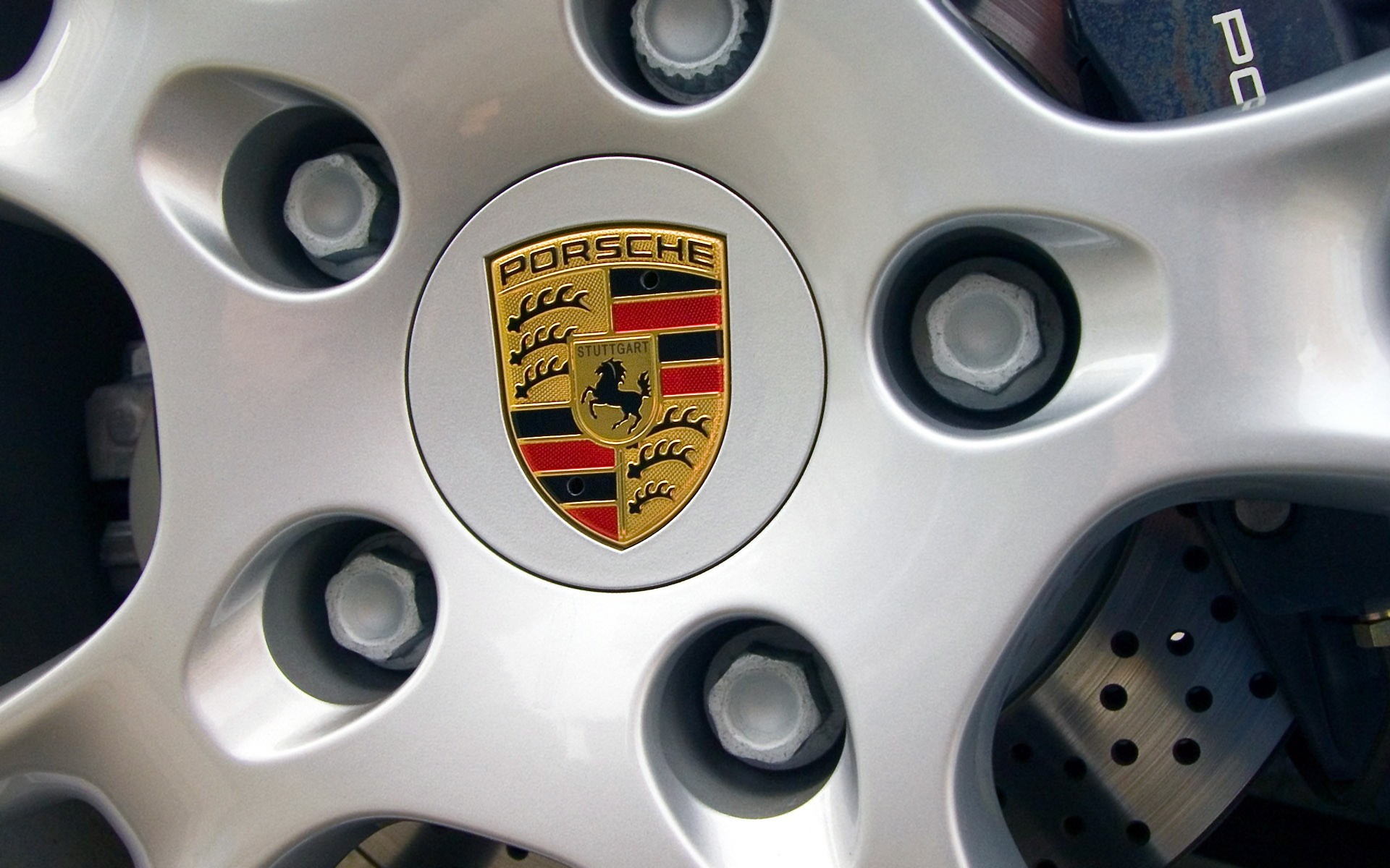 porsche logo cofano