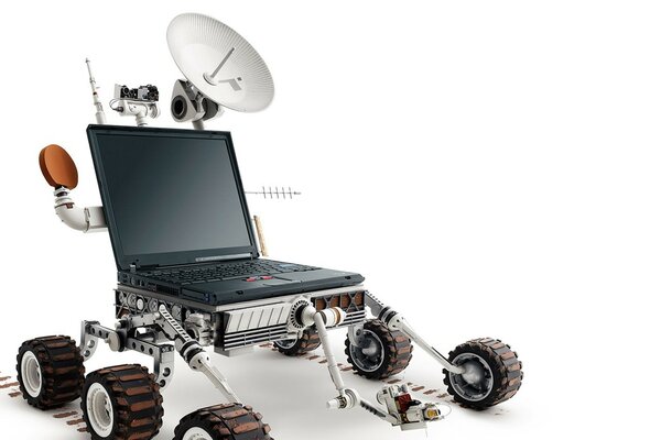 Laptop all-terrain vehicle assistant at home and in the country is always with you