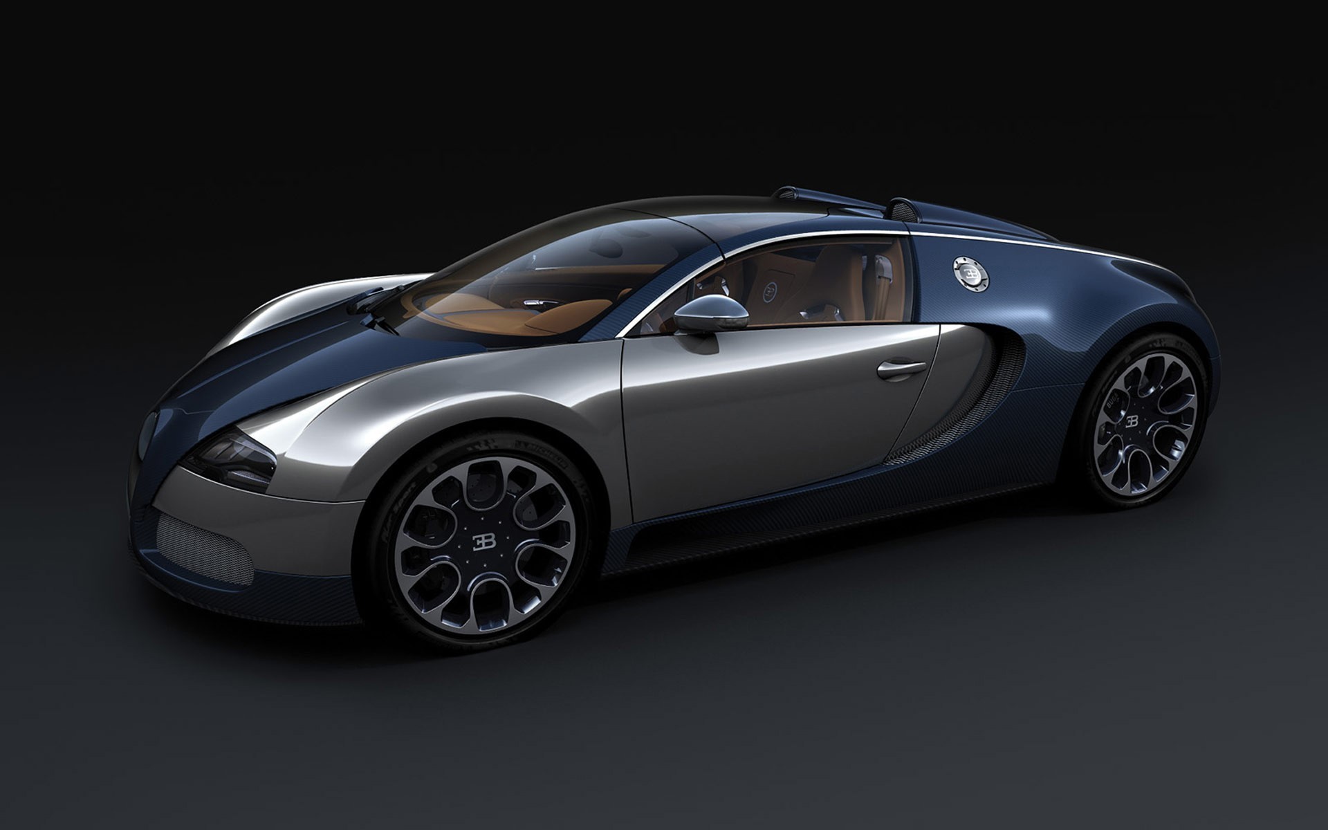 bugatti veyron brun foncé carbone