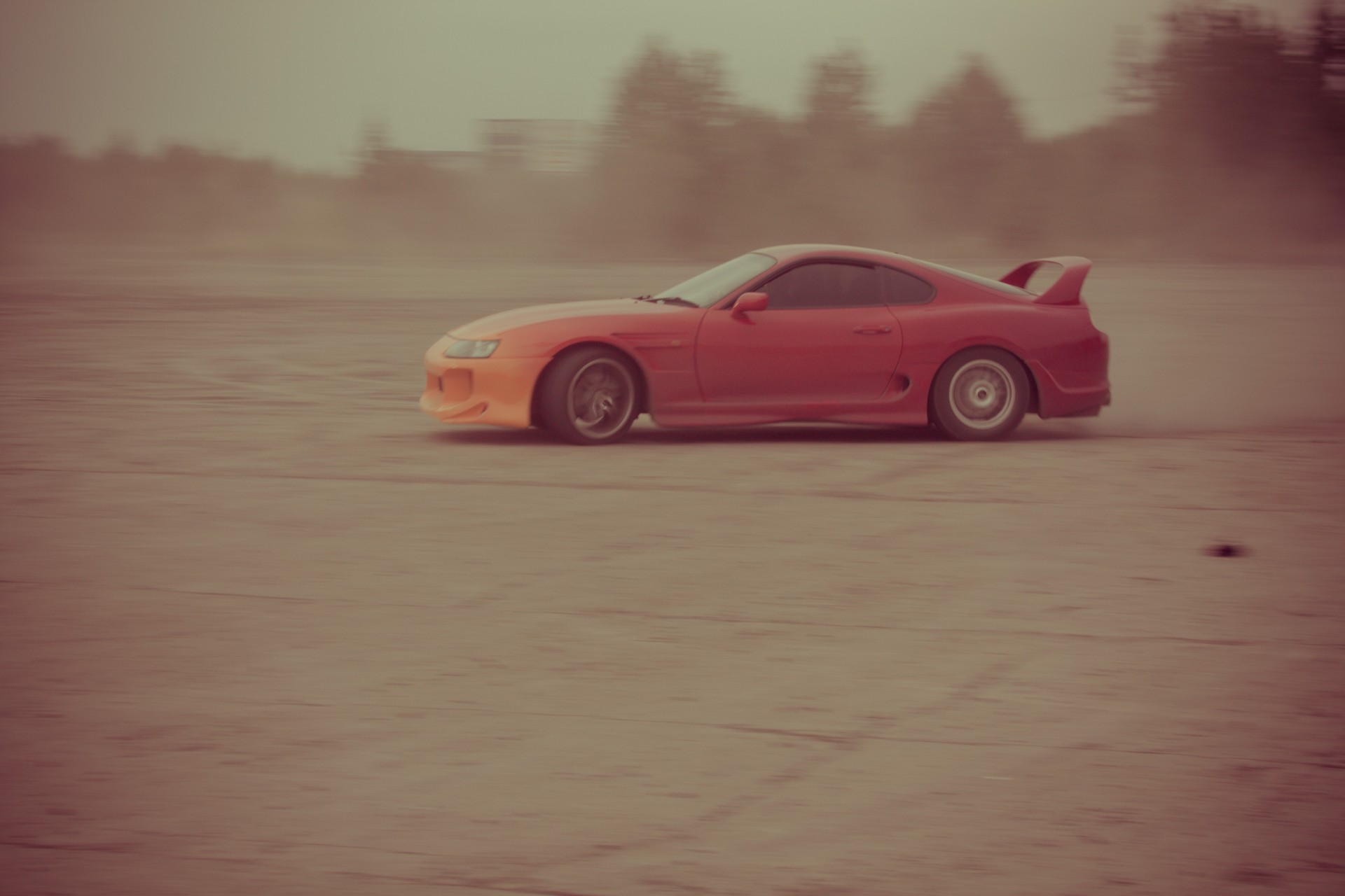 car supra drift dust