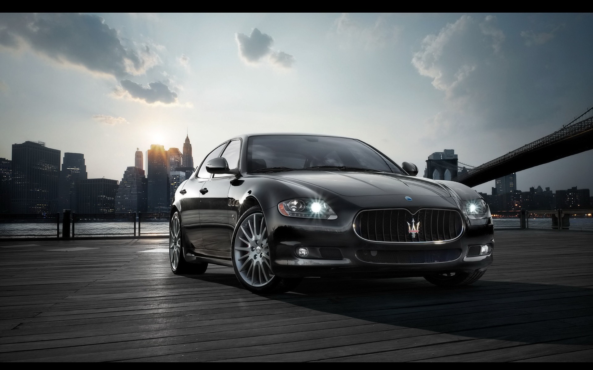 maserati quattroporte sport gt sec new york city morgen sonne