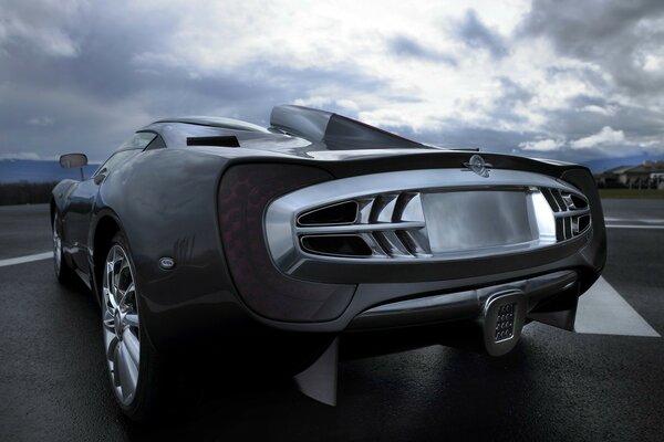 Gorgeous car rear view