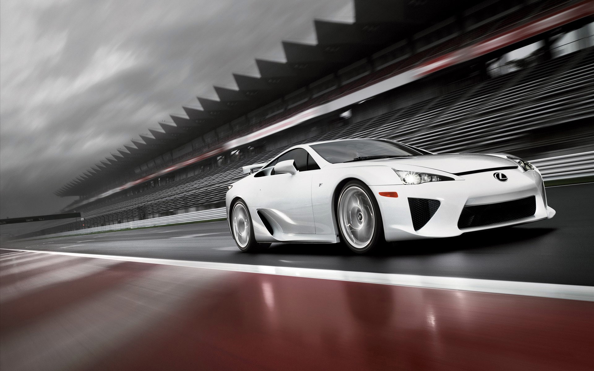 lexus lfa white speed