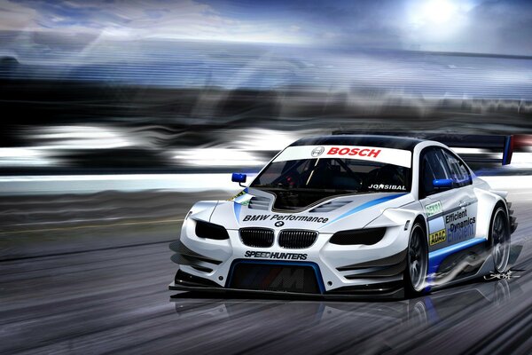 BMW sportiva per le corse su pista