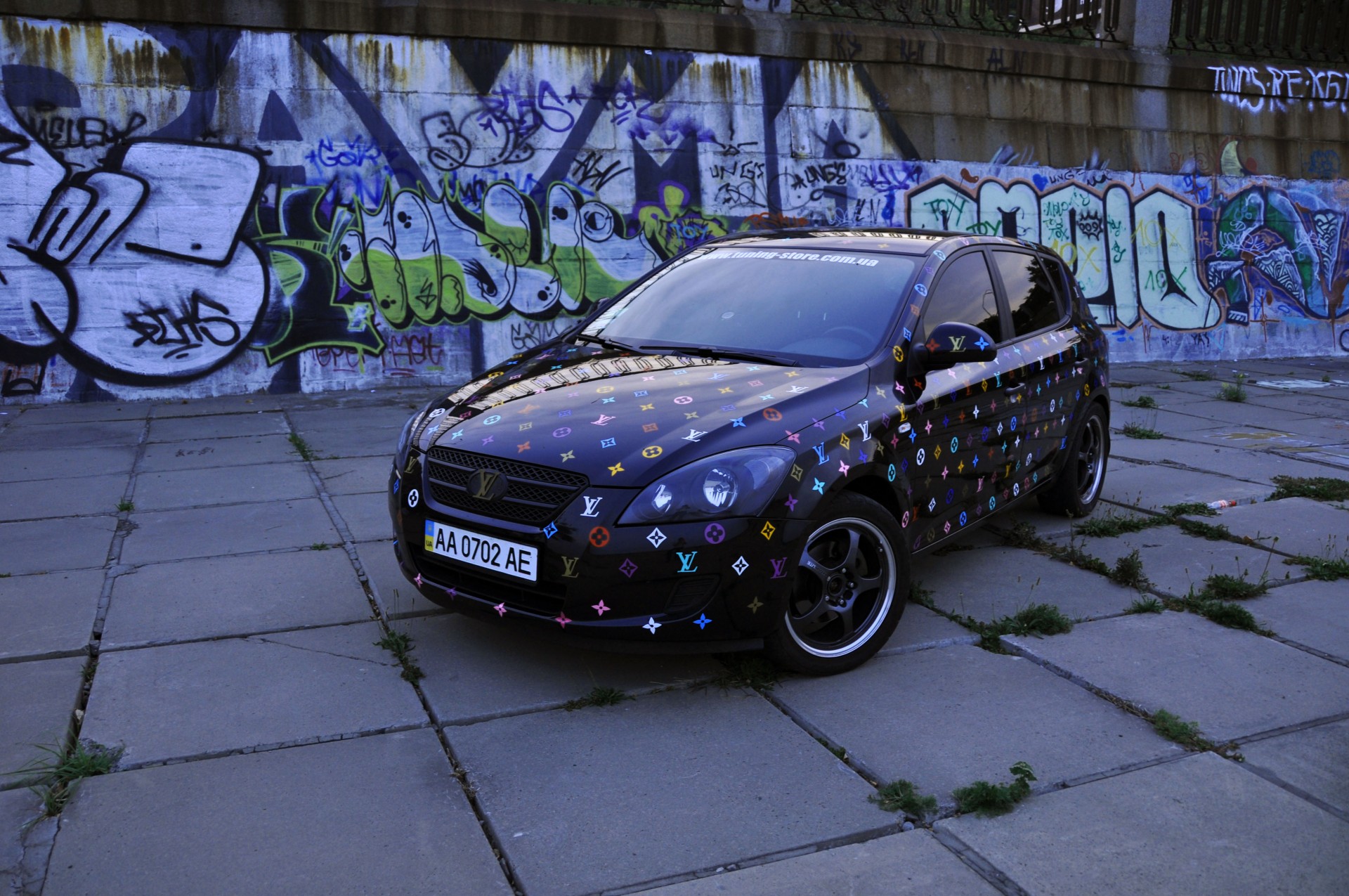 kia ceed lv graffiti route