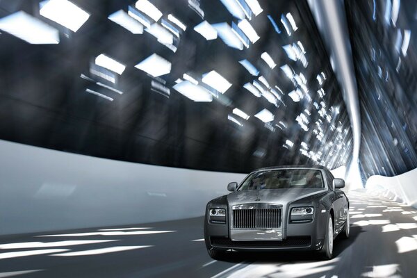 Foto de Rolls Royce en movimiento