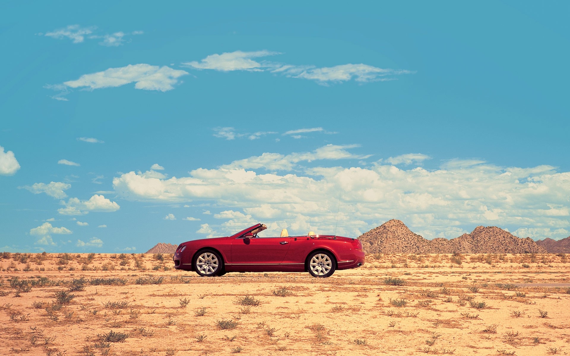 bentley continental gtc himmel erde wolken