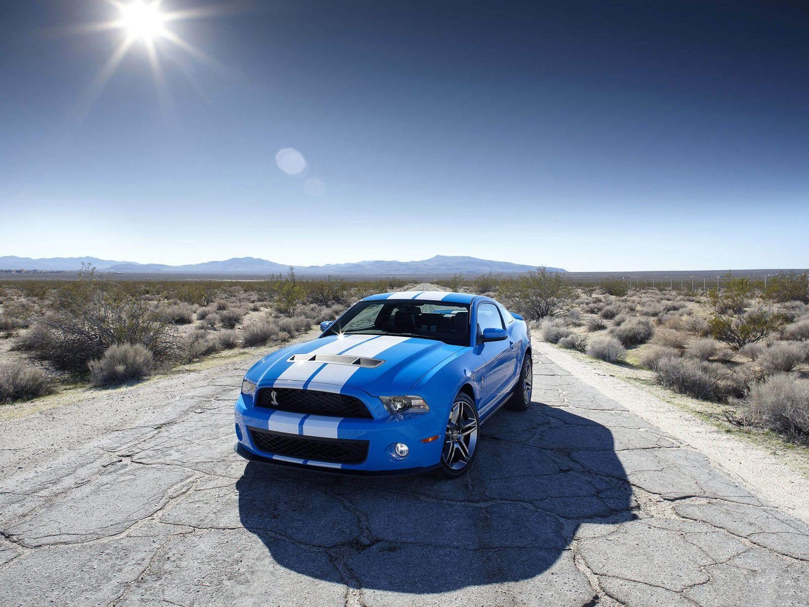 ford shelby gt 500 blue