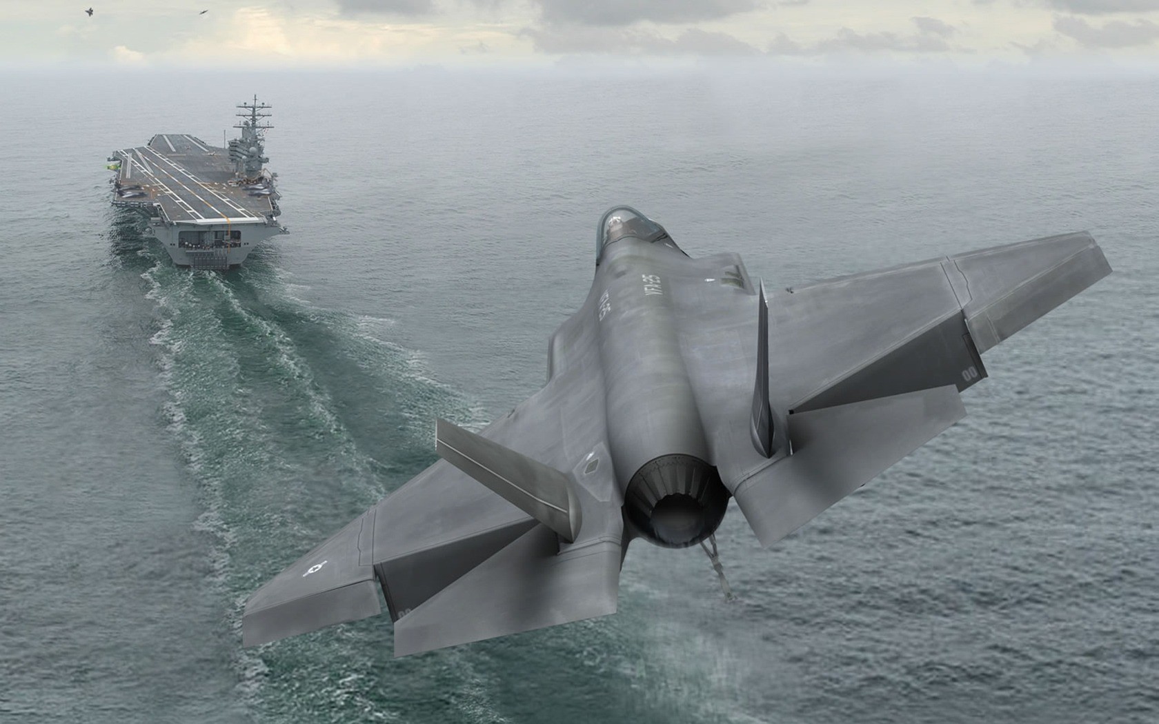 f-35a aterrizaje portaaviones