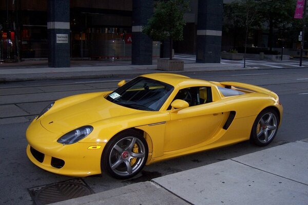 Yellow sport , a vehicle for real men
