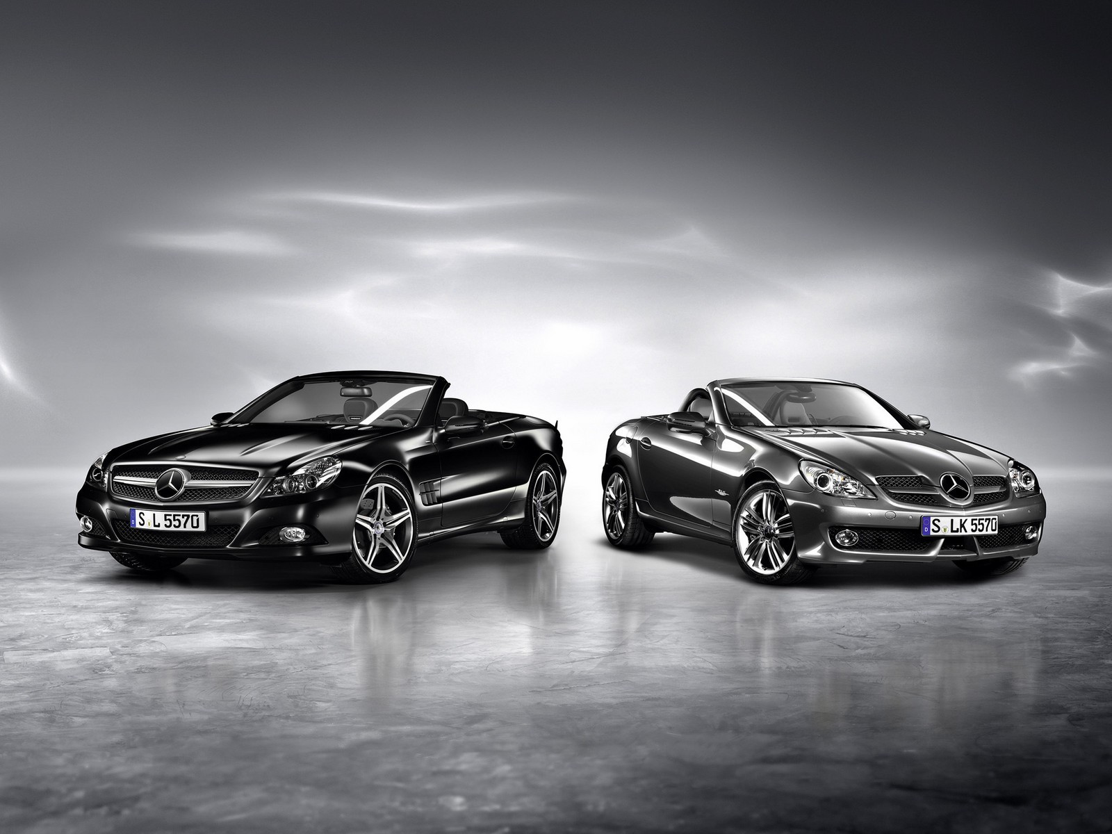 mercedes sl slk noir