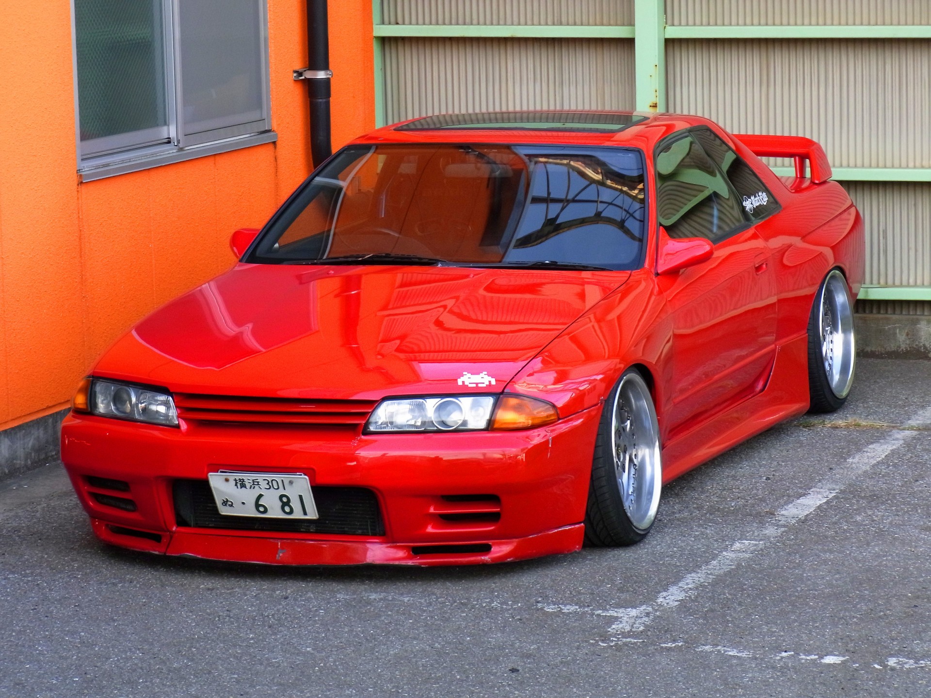 nissan horizonte r32 rojo