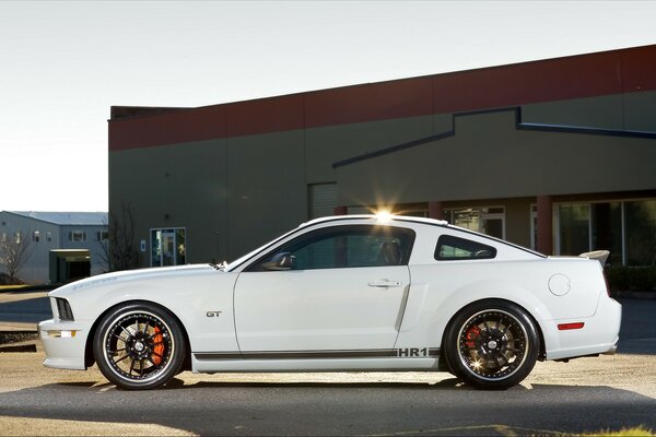 Ford Mustang gt blanco