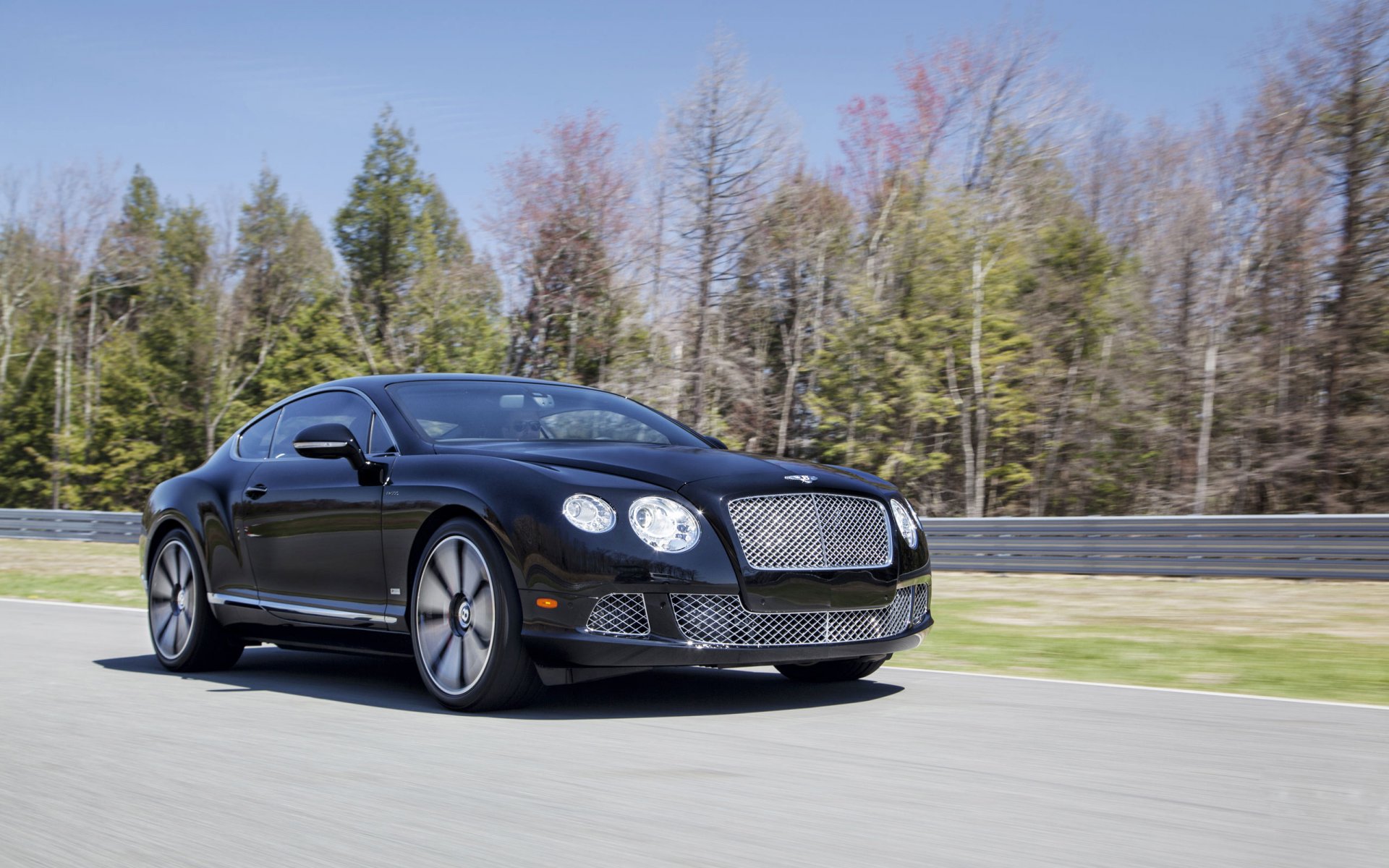 bentley continental gt le mans auto voiture coupé noir bentley voiture en mouvement