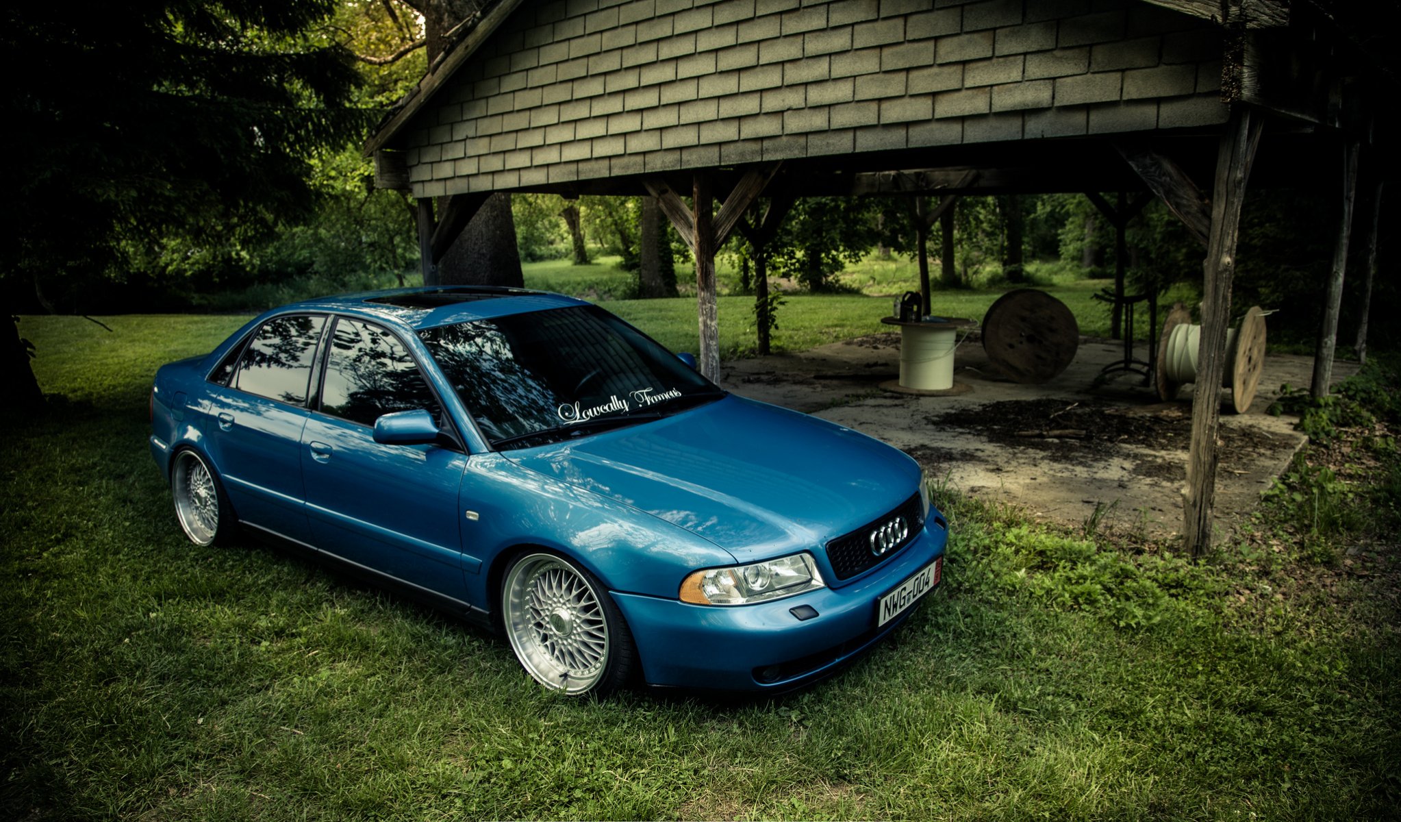 audi a4 azul posición audi azul tuning