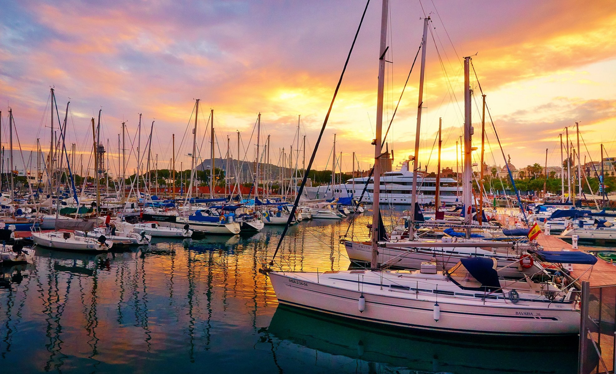 ormeggio vela yacht foto