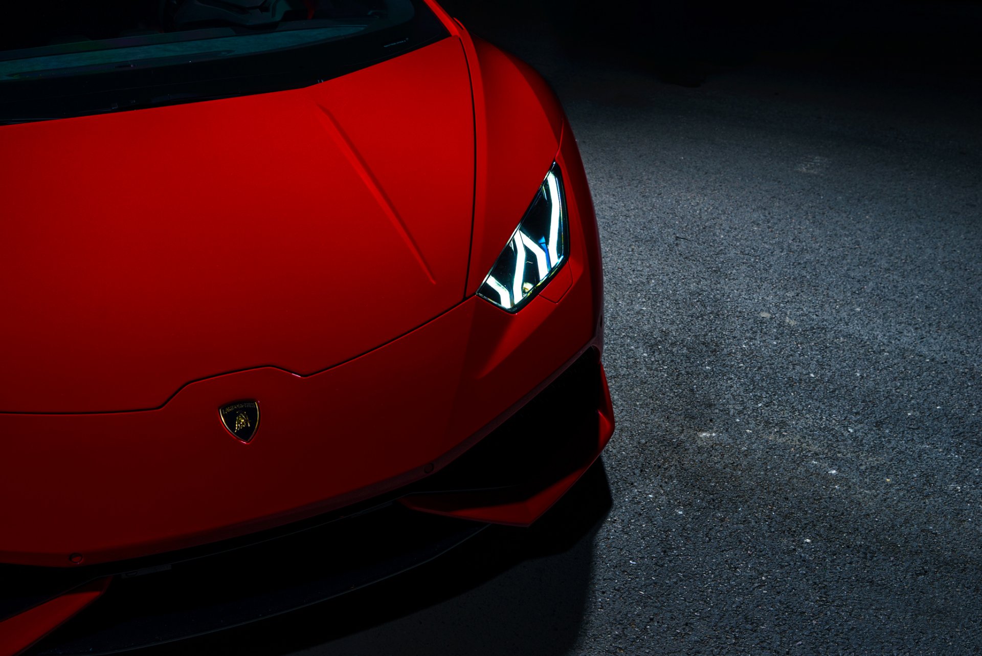 lamborghini huracan lp640-4 exotic supercar v10 red ligth