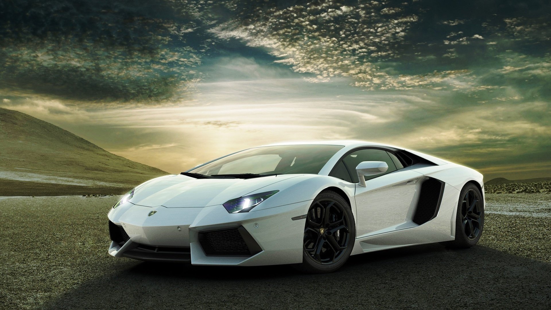 aventatodr car labourgini auto the sky clouds nature lamborghini white car machine style design form sports car transport vehicle