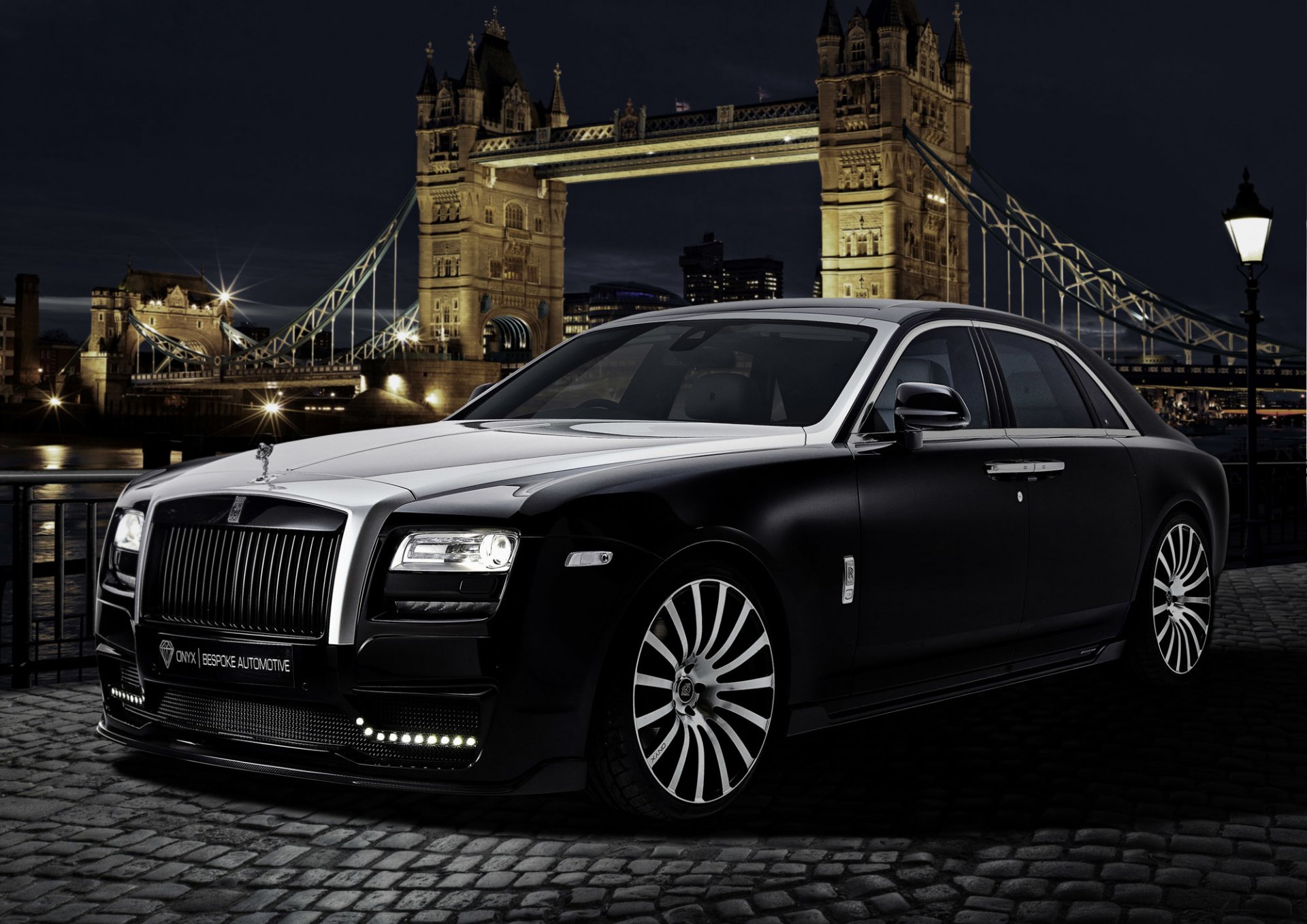 rolls royce призрак тюнинг оникс автомобиль лондон