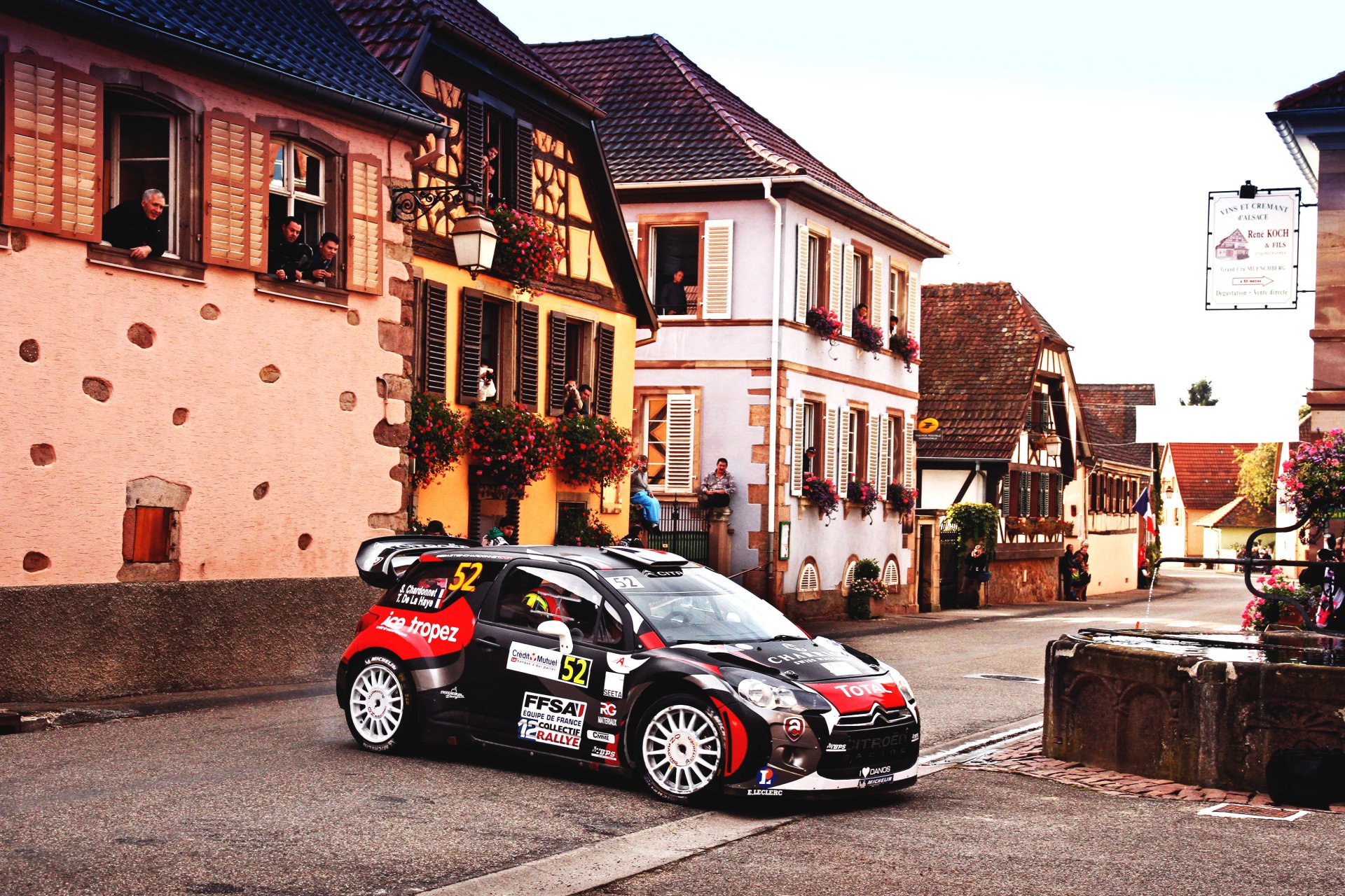 citroen ds3 wrc zlot samochód rajdowy sport turn city people czarny