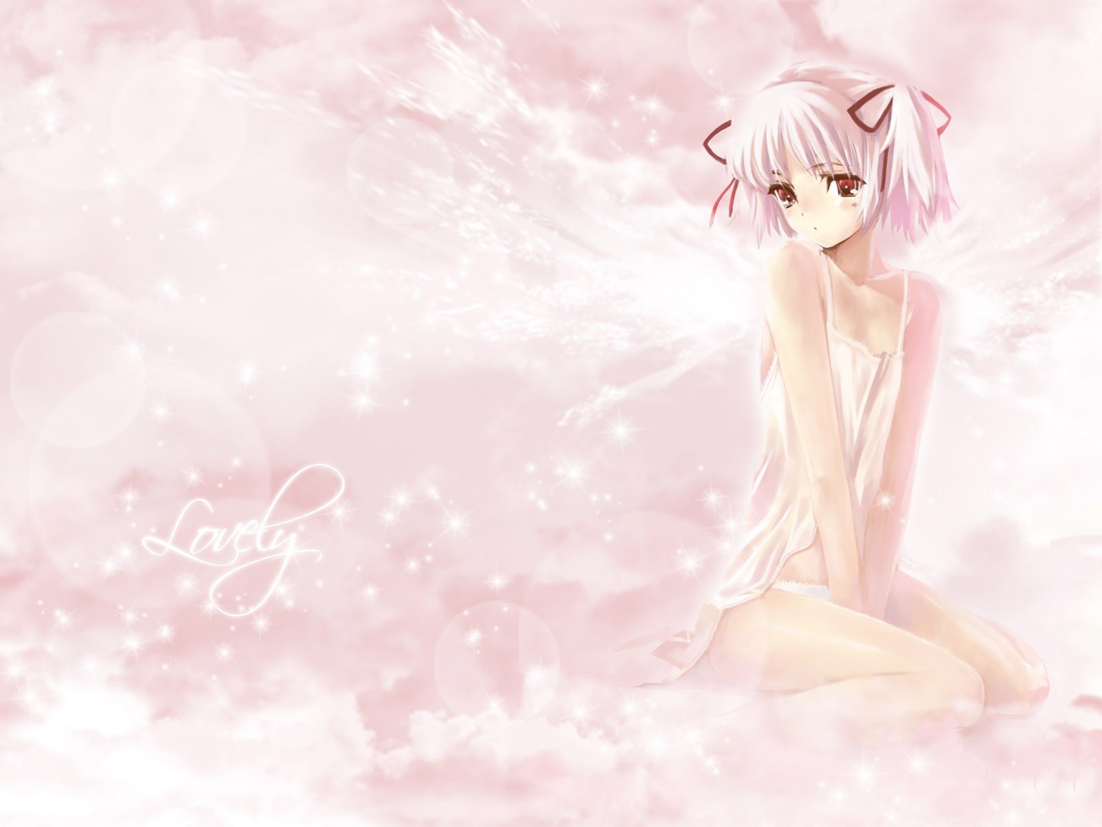 anime rosa nubes