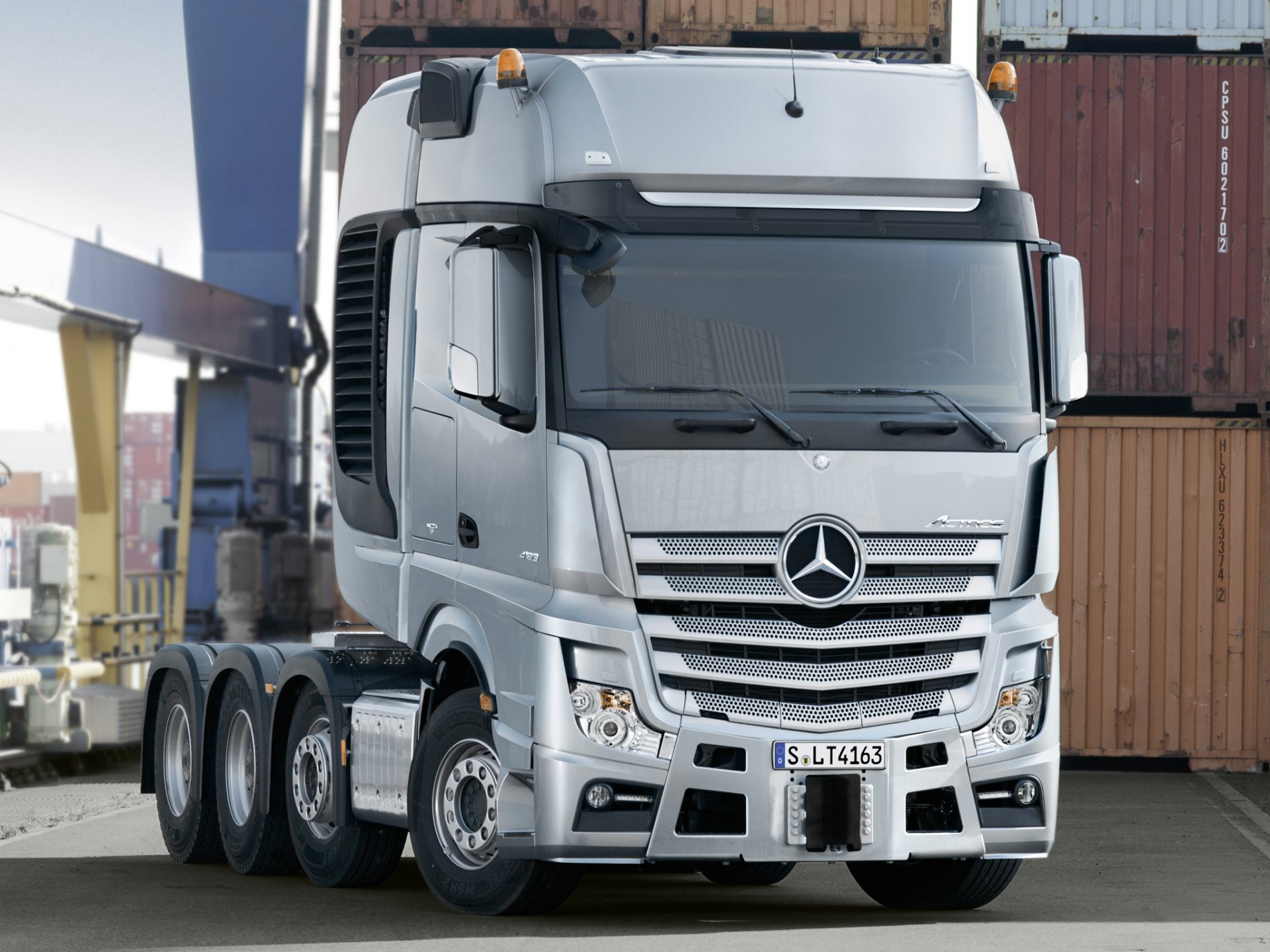 mercedes benz actros porto trattore