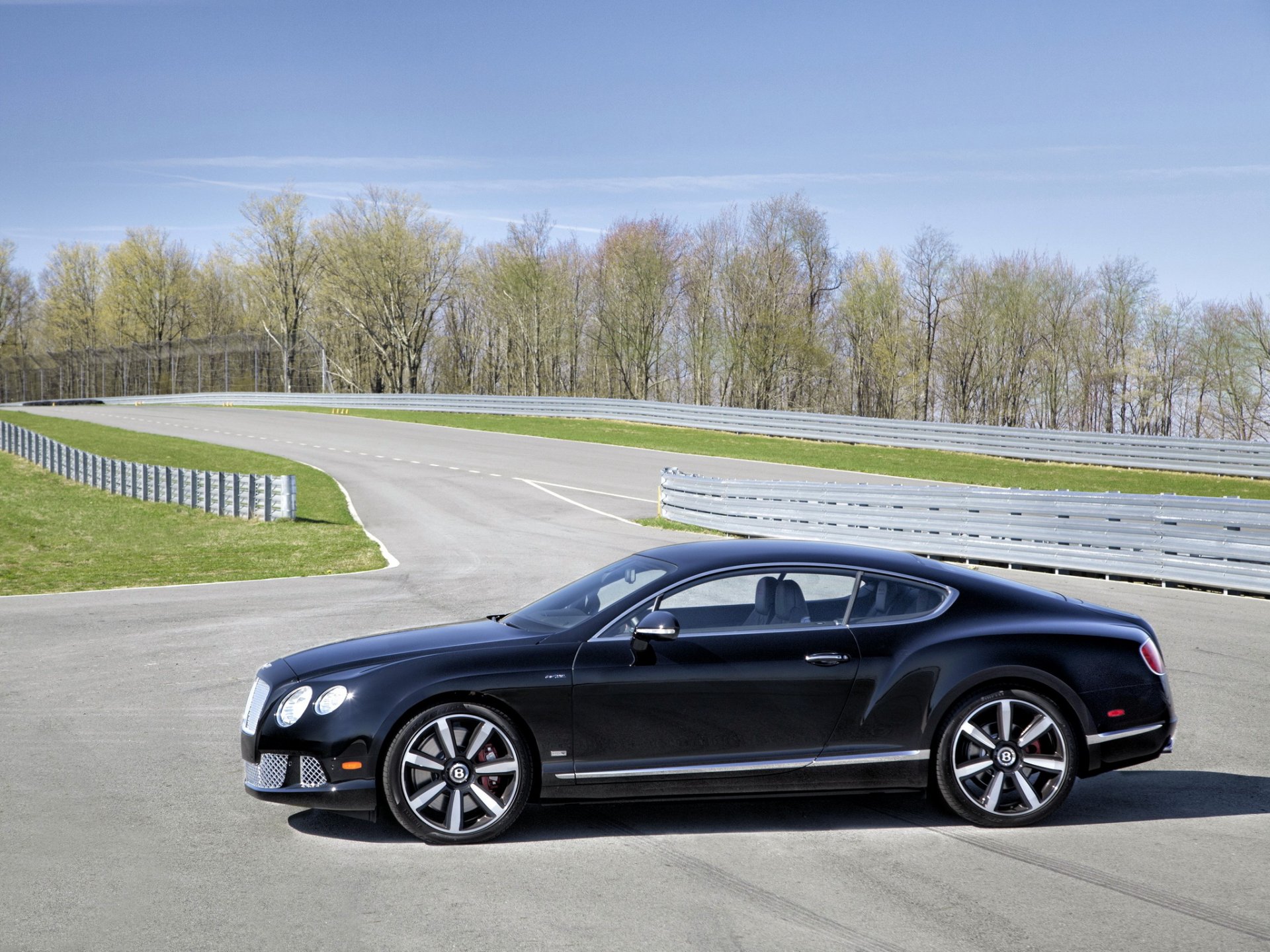 bentley continental gt speed edición de le mans coche pista auto vista lateral