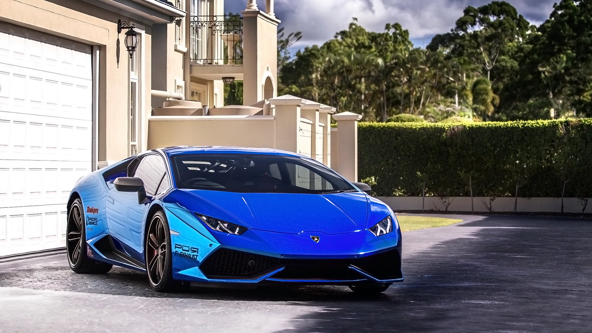 lamborghini hurricane blau pur