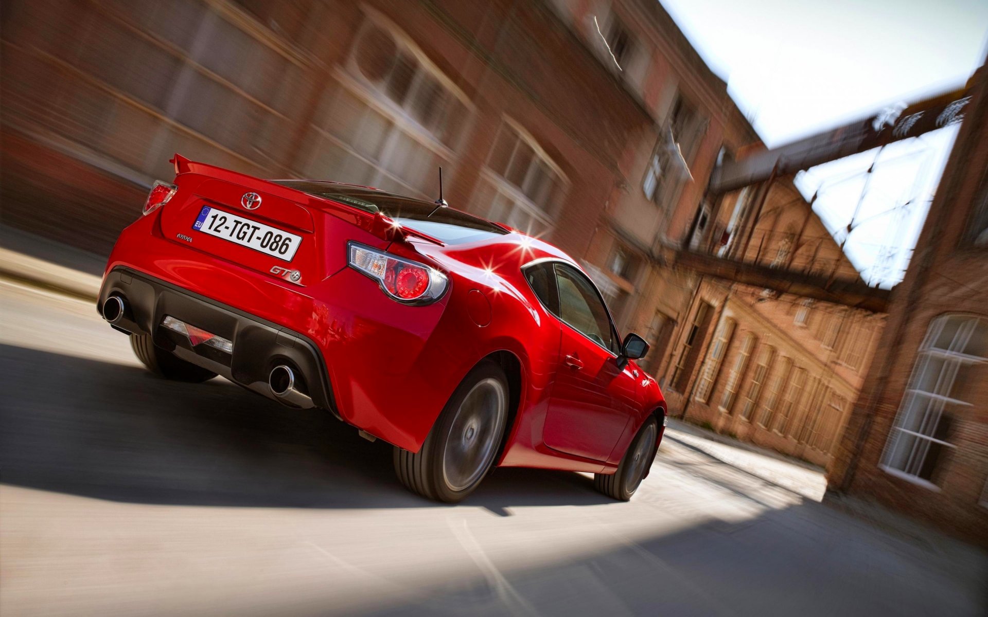 toyota gt86 car japanese red blur