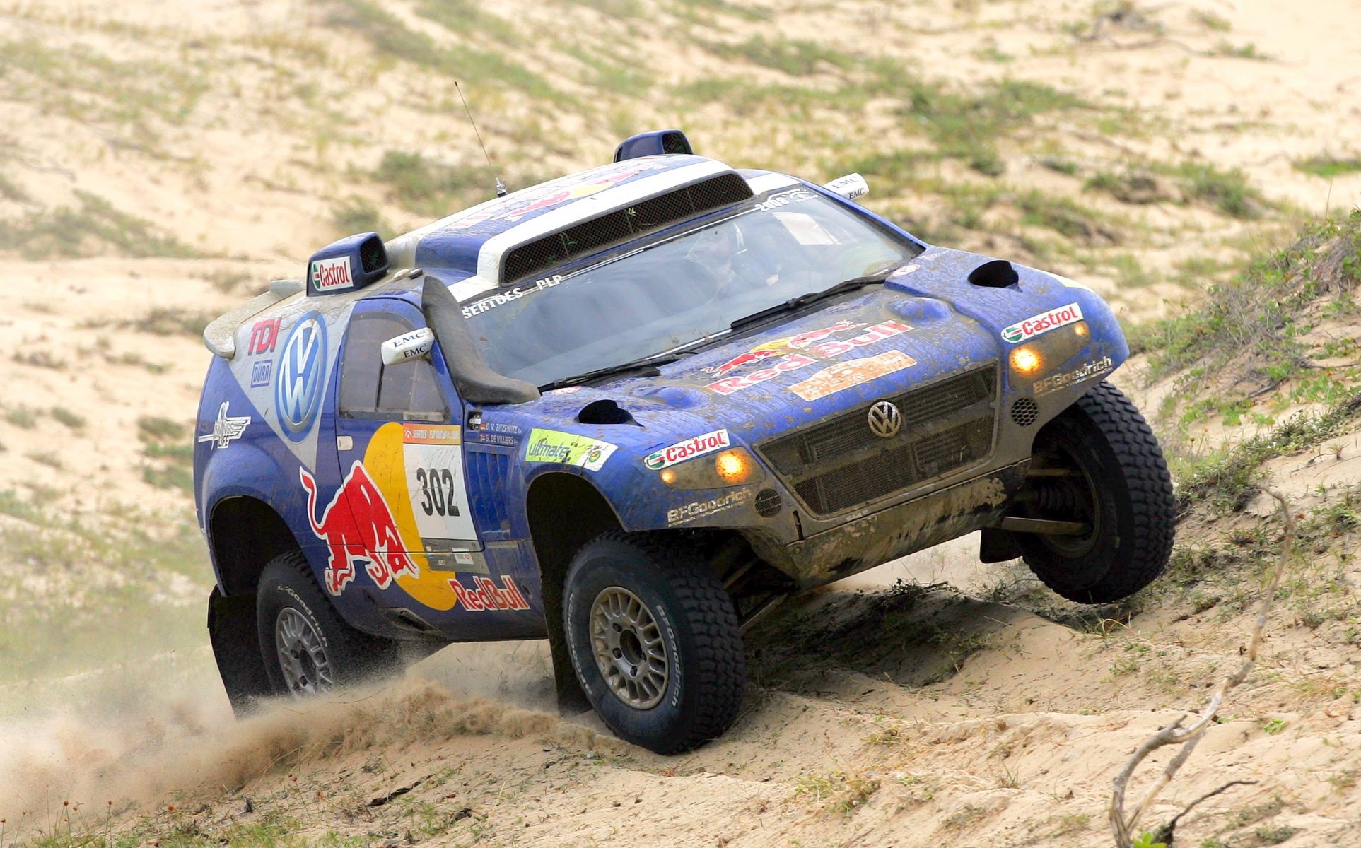 volkswagen tuareg dakar rallye front auto suv rallye