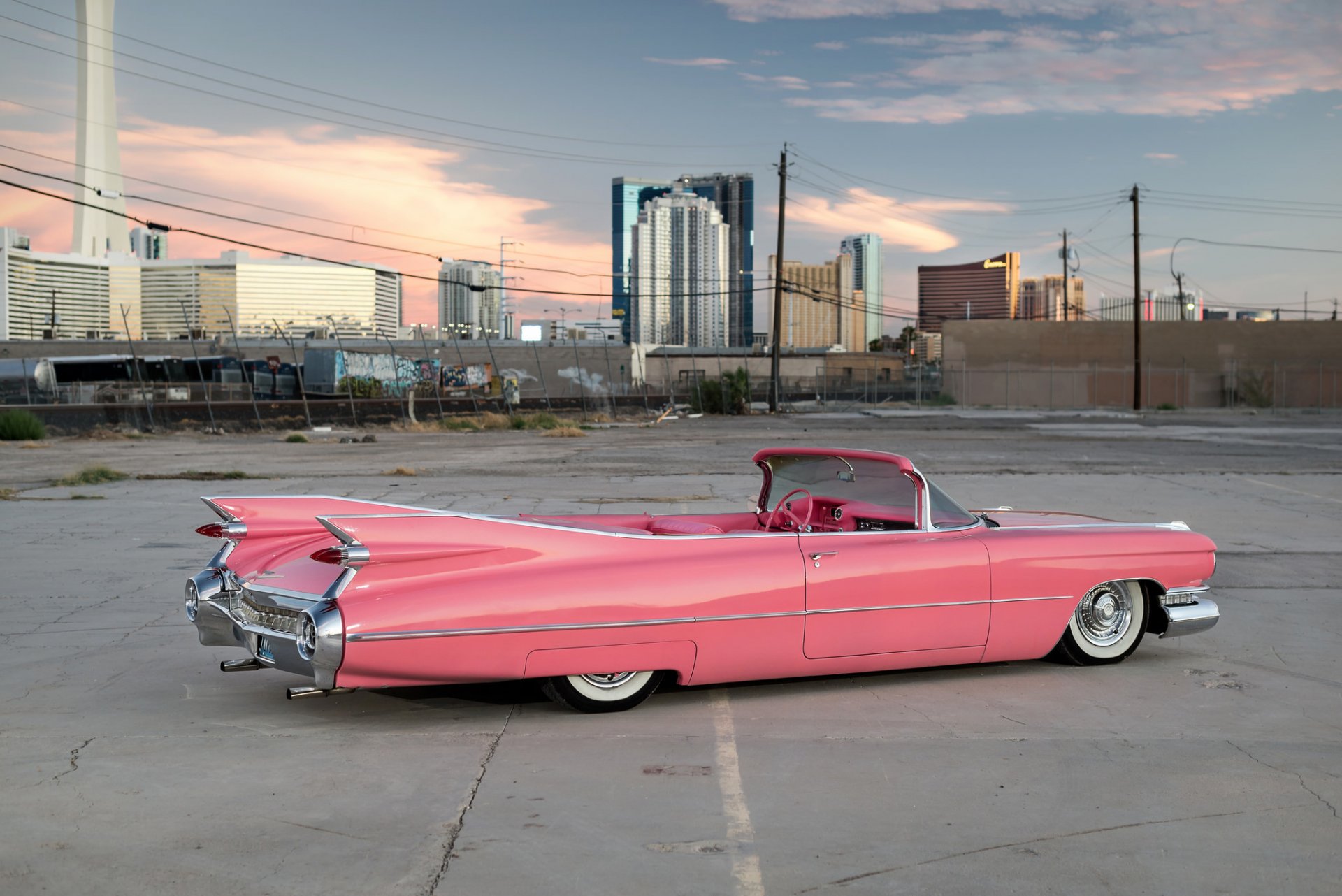 1959 cadillac convertible cabriolet rétro