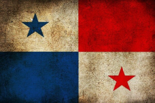 Dirty flag of the country of Panama