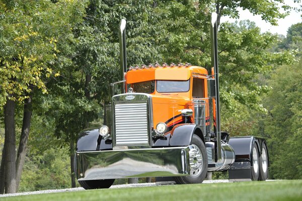 Énorme beau camion peterbilt