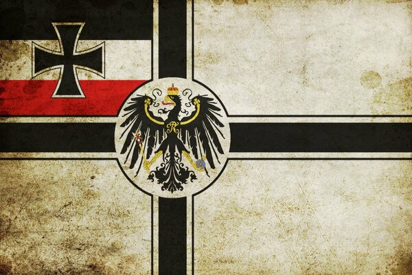 Old Imperial German Naval flag