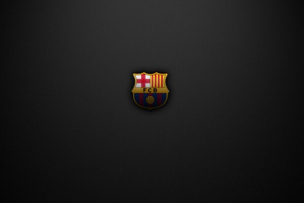 The emblem of the Barcelona Football Club