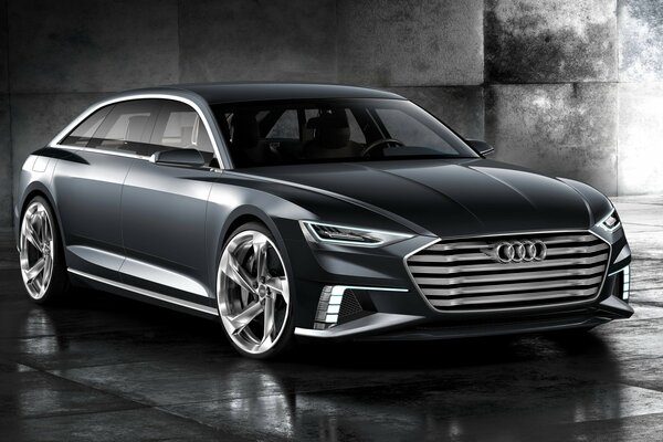2015 Audi car in metallic grey