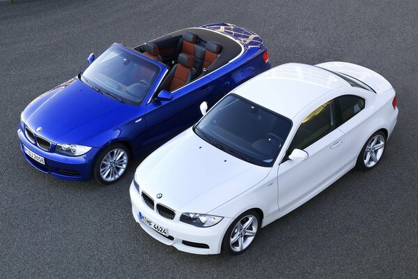 Deux belles voitures de marque BMW