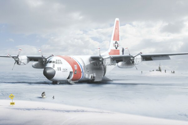 Plane picks up penguins from Antarctica