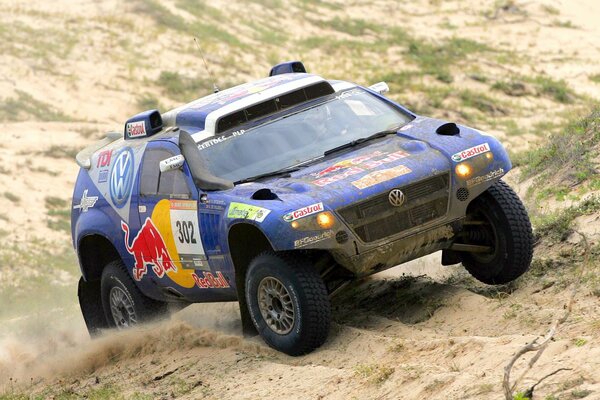 Volkswagen Touareg SUV at the races