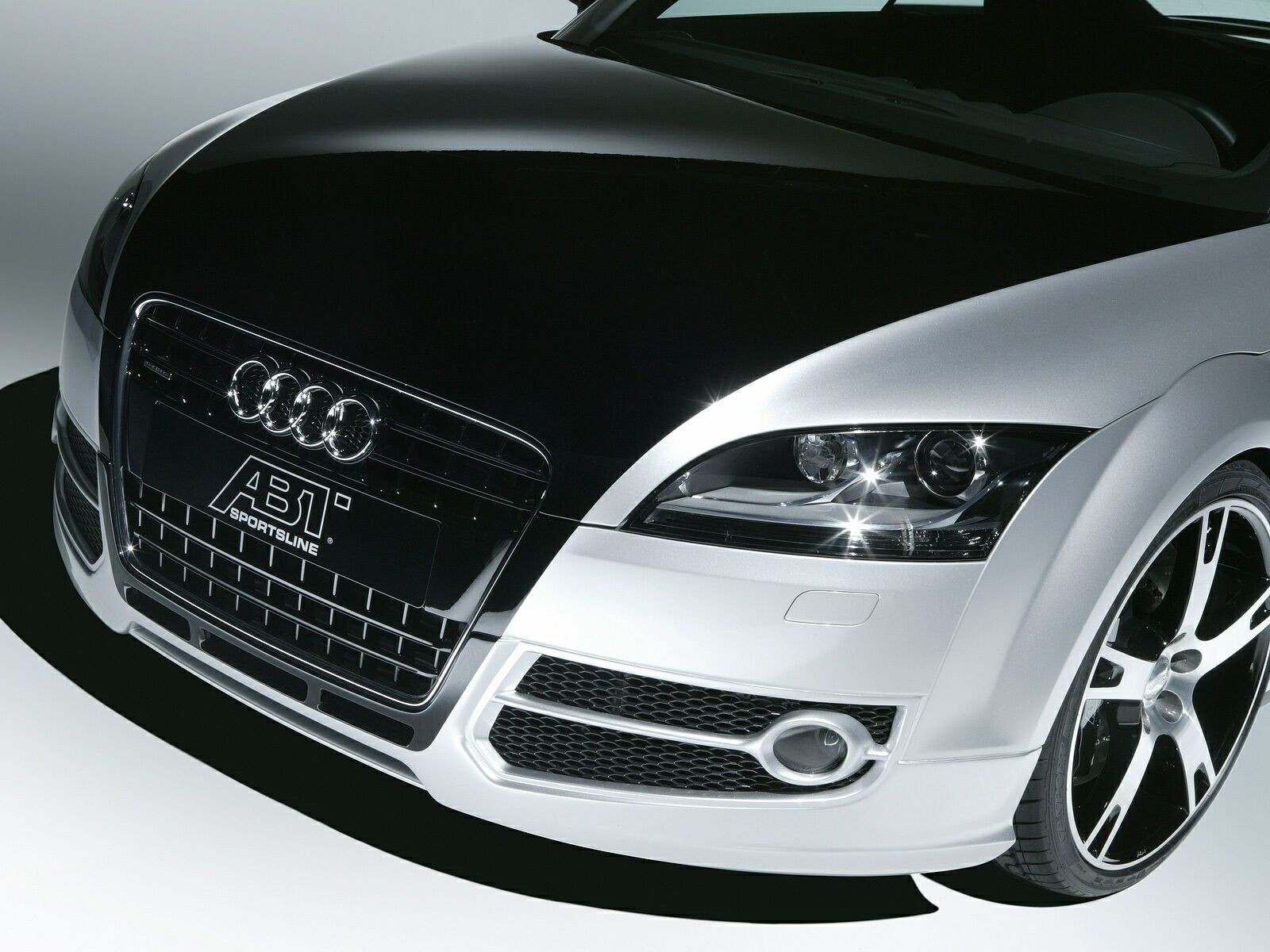 audi blanco frente