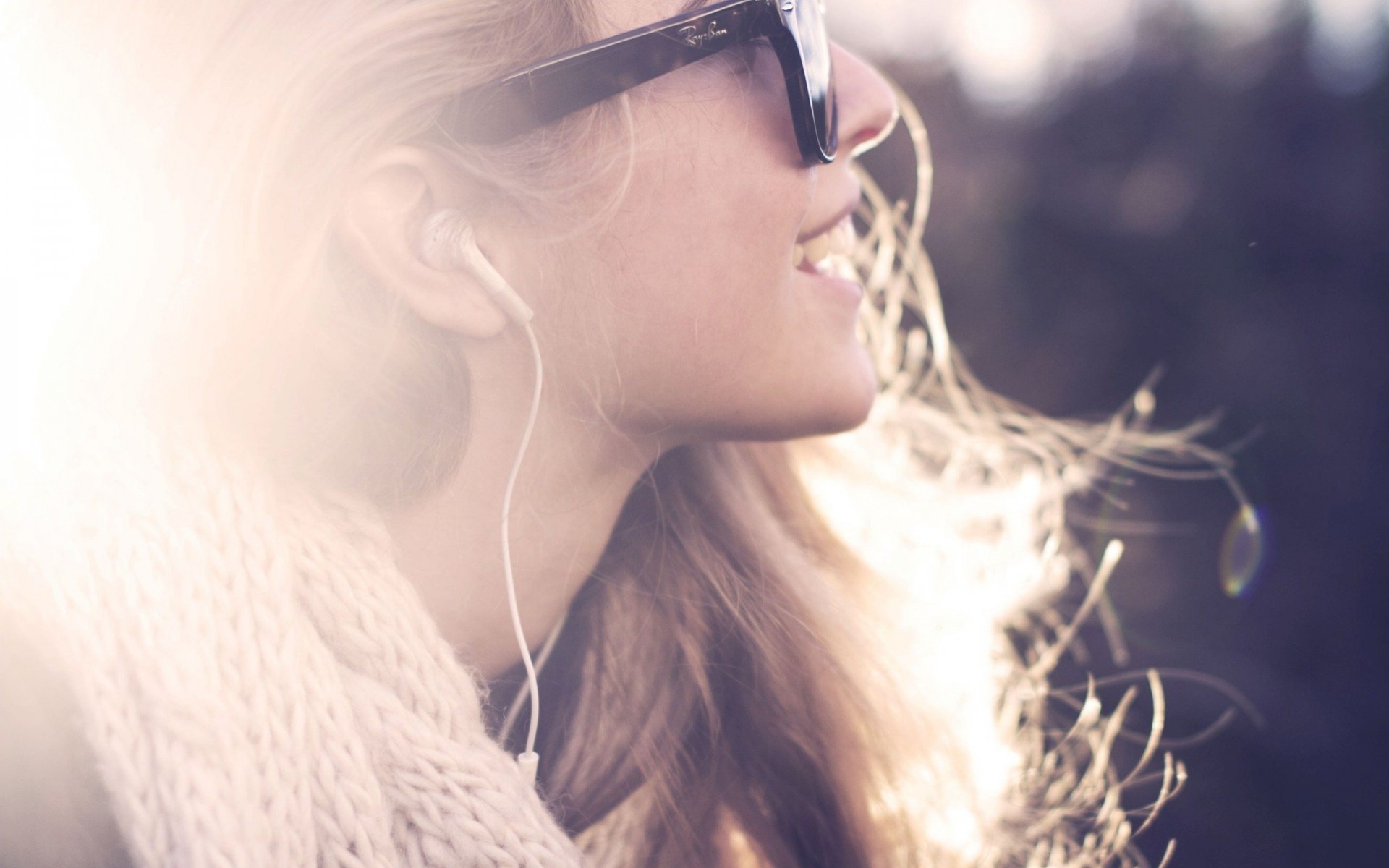 música chica estado de ánimo rubia auriculares