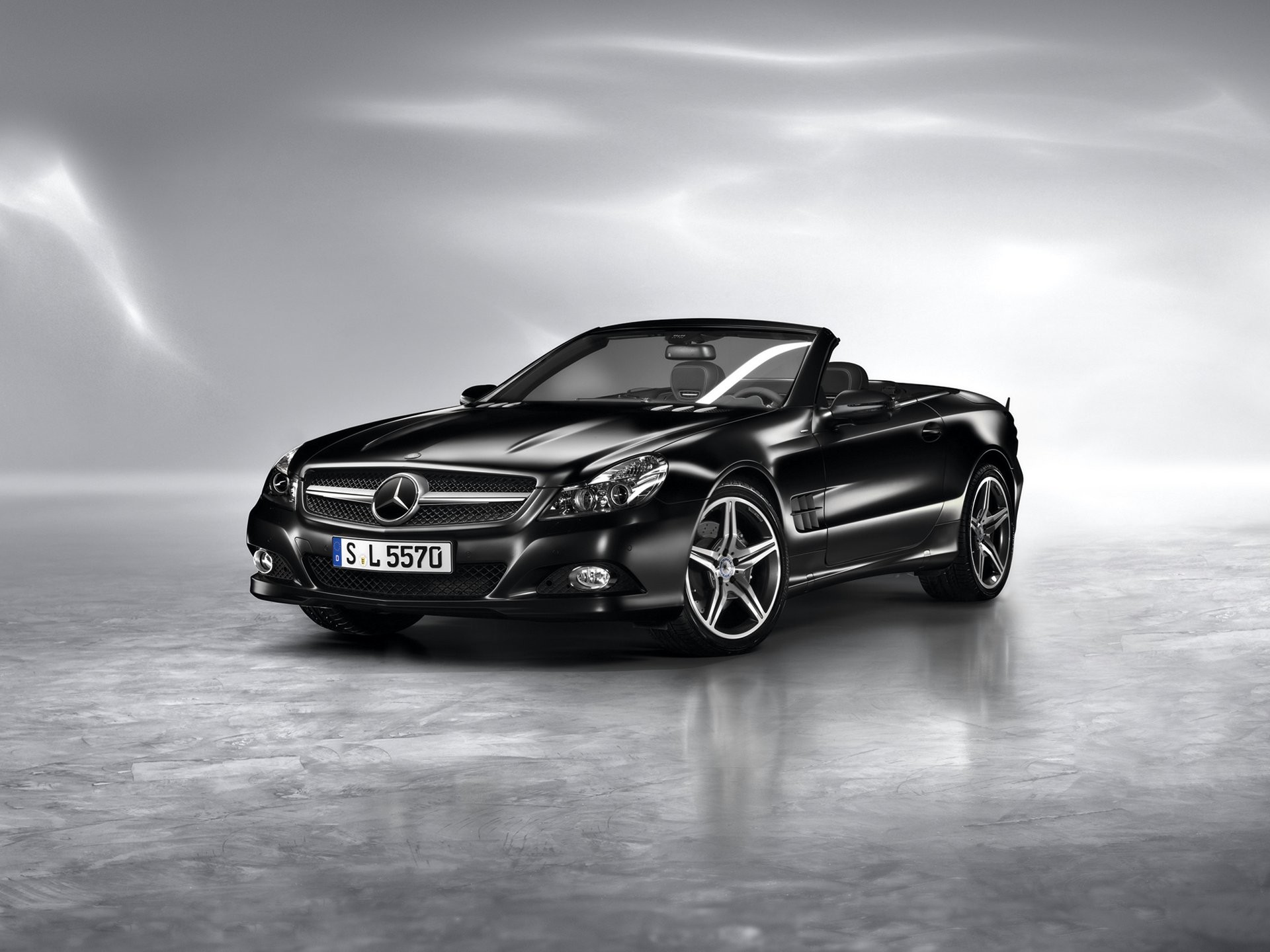 2010-mercedes-benz-sl-nuit édition avant et côté - 1920x1440